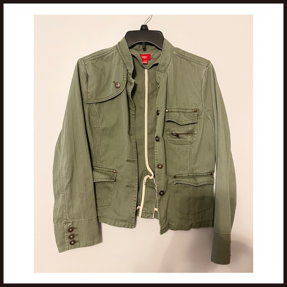 MOSSIMO women’s green jacket SZ L